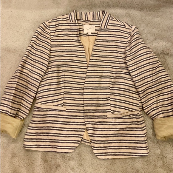 LOFT Jackets & Blazers - MUST GO! NWOT Loft Striped Blazer